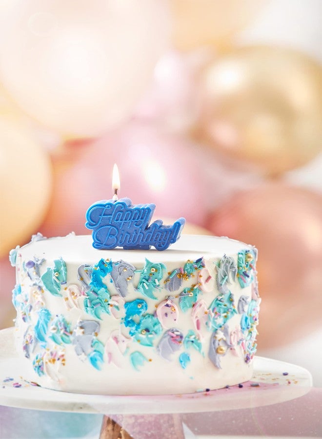 Papyrus Happy Birthday Candle, Blue (1-Count) - Image 3