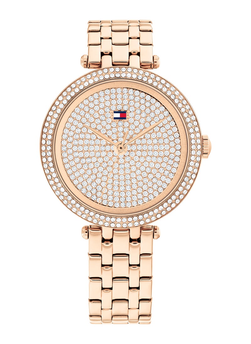 TOMMY HILFIGER TOMMY HILFIGER ROUND ANALOG WOMEN'S ROSE GOLD CASE WATCH - 1782761  - Image 2