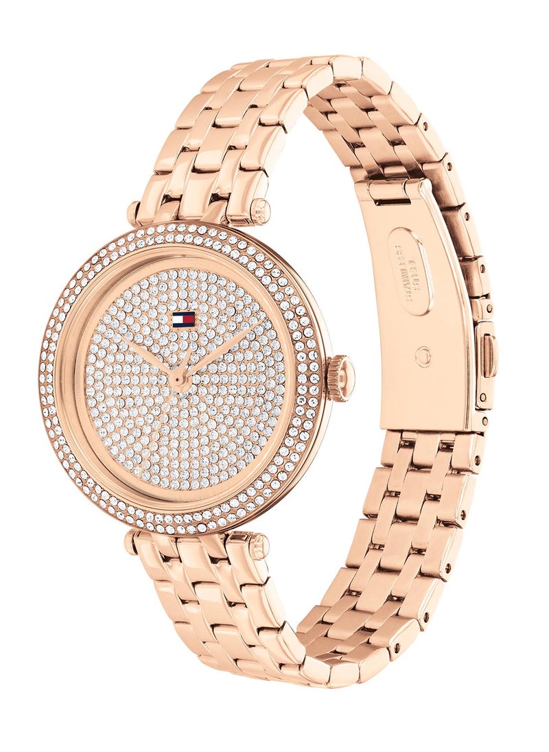 TOMMY HILFIGER TOMMY HILFIGER ROUND ANALOG WOMEN'S ROSE GOLD CASE WATCH - 1782761  - Image 1