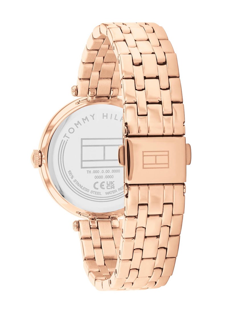 TOMMY HILFIGER TOMMY HILFIGER ROUND ANALOG WOMEN'S ROSE GOLD CASE WATCH - 1782761  - Image 3