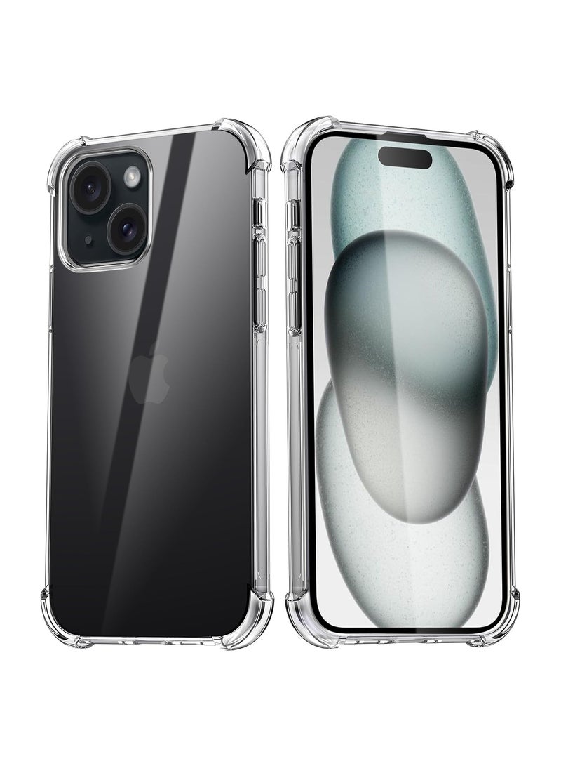 Clear Anti Scratch Tpu Back Case Cover for Apple iPhone 15 Plus - Image 1