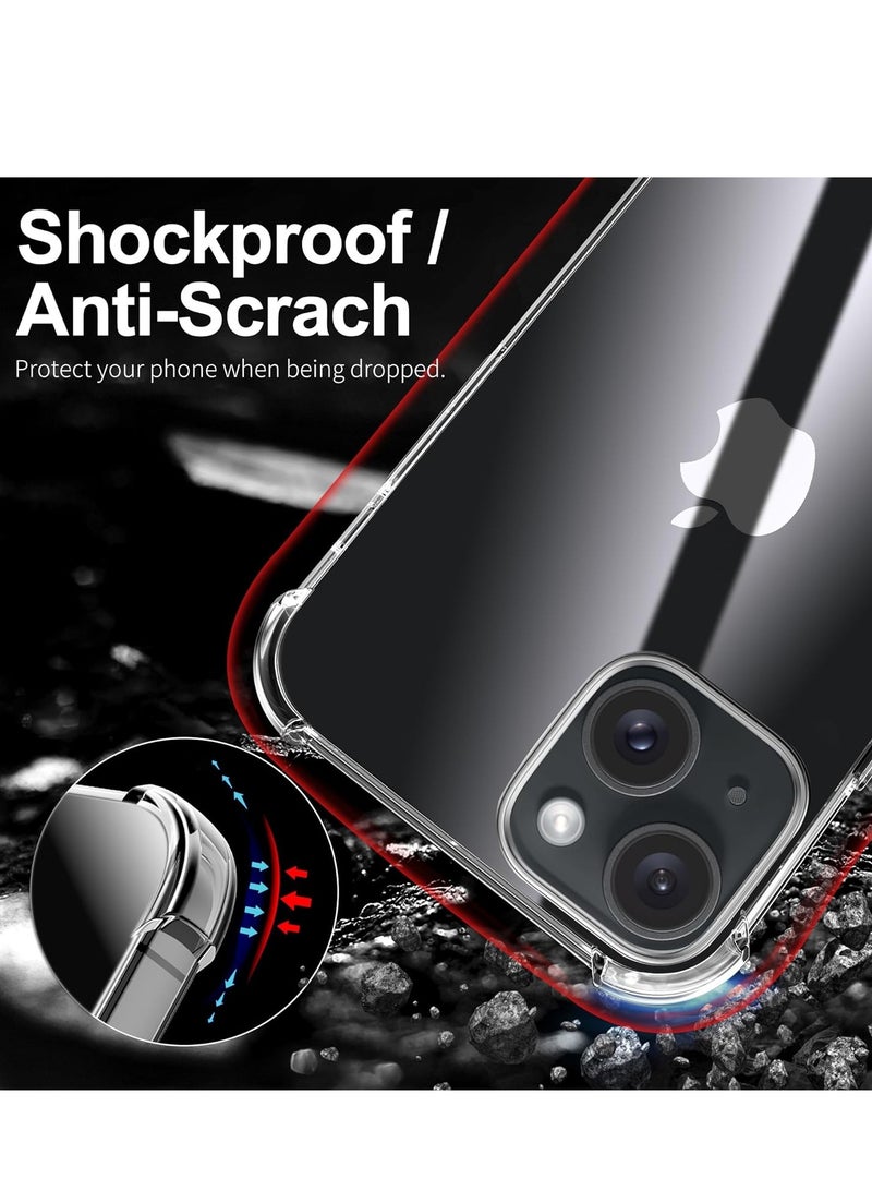 Clear Anti Scratch Tpu Back Case Cover for Apple iPhone 15 Plus - Image 5