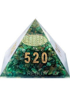 REBUY REBUY Green Jade Wealth Pyramid with Zibu Number & Symbol  - Image 1