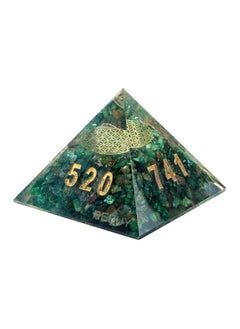REBUY REBUY Green Jade Wealth Pyramid with Zibu Number & Symbol  - Image 2