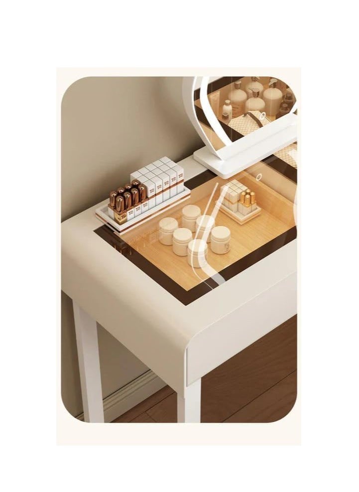 Cool Baby COOLBABY Modern Vanity Table Set with LED Mirror and Chair .Stylish Bedroom Dressing Table  - Image 2