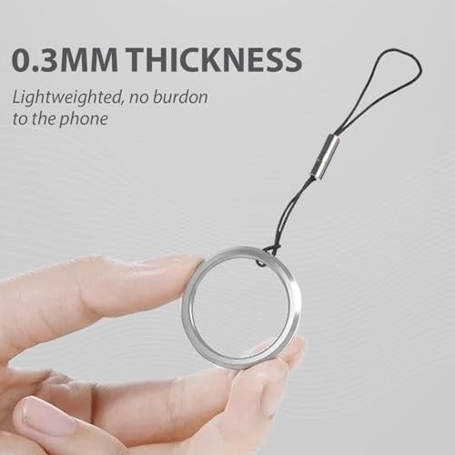 GadgetBite Multipurpose Nylon Lanyard Strap with Metal Ring Keychain – Versatile Cell Phone Case Holder for Phones, Keys, Cameras, IDs, and USB Drives (Silver Pack of 2) - Image 2