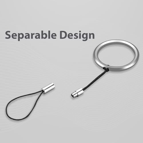 GadgetBite Multipurpose Nylon Lanyard Strap with Metal Ring Keychain – Versatile Cell Phone Case Holder for Phones, Keys, Cameras, IDs, and USB Drives (Silver Pack of 2) - Image 5