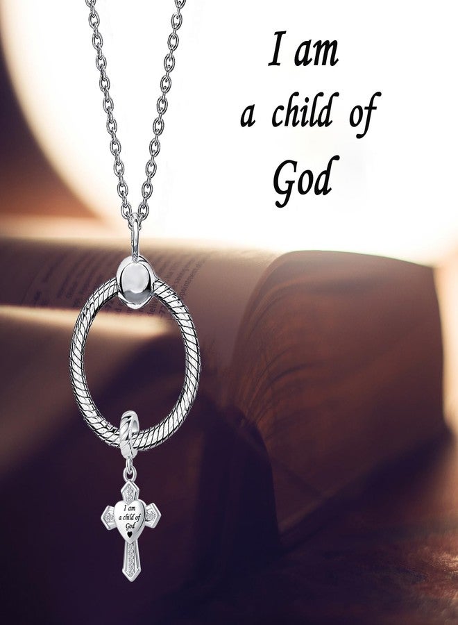 QeenseKc قلادة ساحرة من خرز الزركونيا المكعبة على شكل آية من الكتاب المقدس المسيحي من QeenseKc لسوار باندورا - Image 5