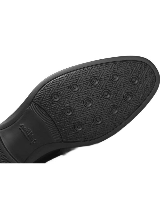 Goldlion Men'S Leather Shoes, Loafers, Fashionable, Comfortable Slip-On Business Casual Shoes, 58013089501A, Black, Size 40 - Image 3