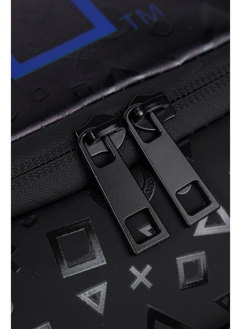 Sony PlayStation Premium Lunch Bag | PU Leather Insulated Lunch Tote | Gaming-Themed Lunch Bag with Shoulder Strap - Image 4
