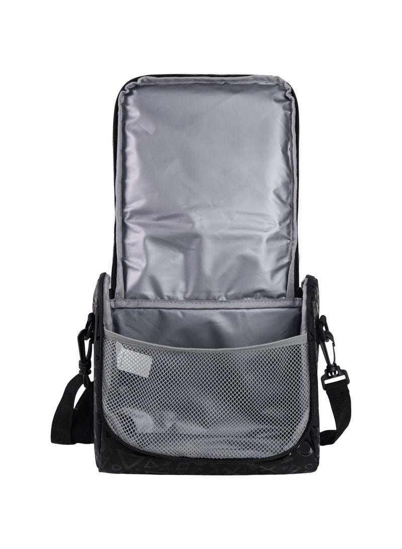 Sony PlayStation Premium Lunch Bag | PU Leather Insulated Lunch Tote | Gaming-Themed Lunch Bag with Shoulder Strap - Image 5