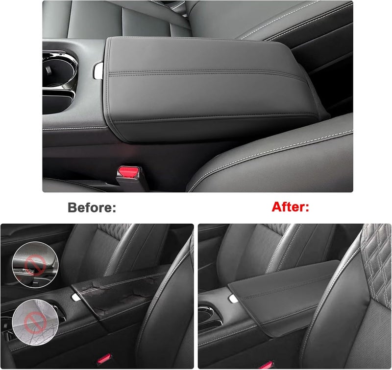 SXCY for 2025 2026 Nissan Murano Armrest Cover for 2025 2026 Nissan Murano Accessories 2025 2026 Murano Center Console Cover 2025 2026 Murano Middle Console Cover (Thin Cover with Black Line) - Image 2