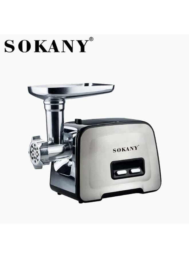 SOKANY 3500W Heavy Duty Meat Mincer & Food Processor Premium multifunctional grinder featuring strong motor power, sleek modern body, fast meat processing, convenient storage design, and reliable performance for everyday cooking needs. - Image 5