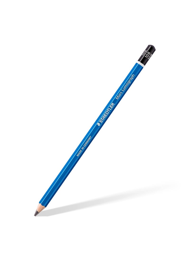 STAEDTLER Staedtler Mars Lumograph Degree 10B Pencil Set Pack of 12  - Image 3