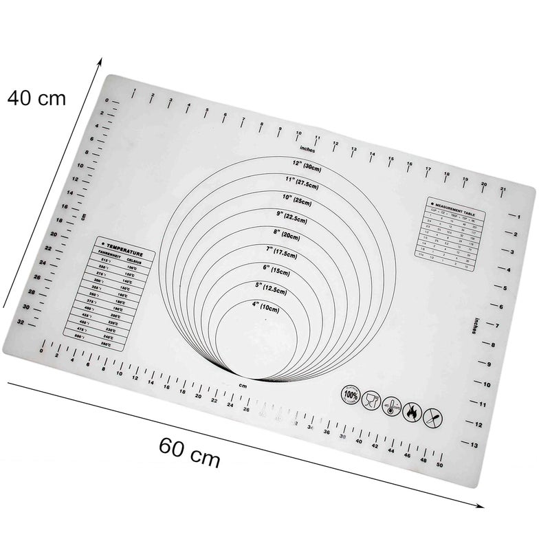 JADES Silicone Baking Mat and Rolling Mat - Image 4