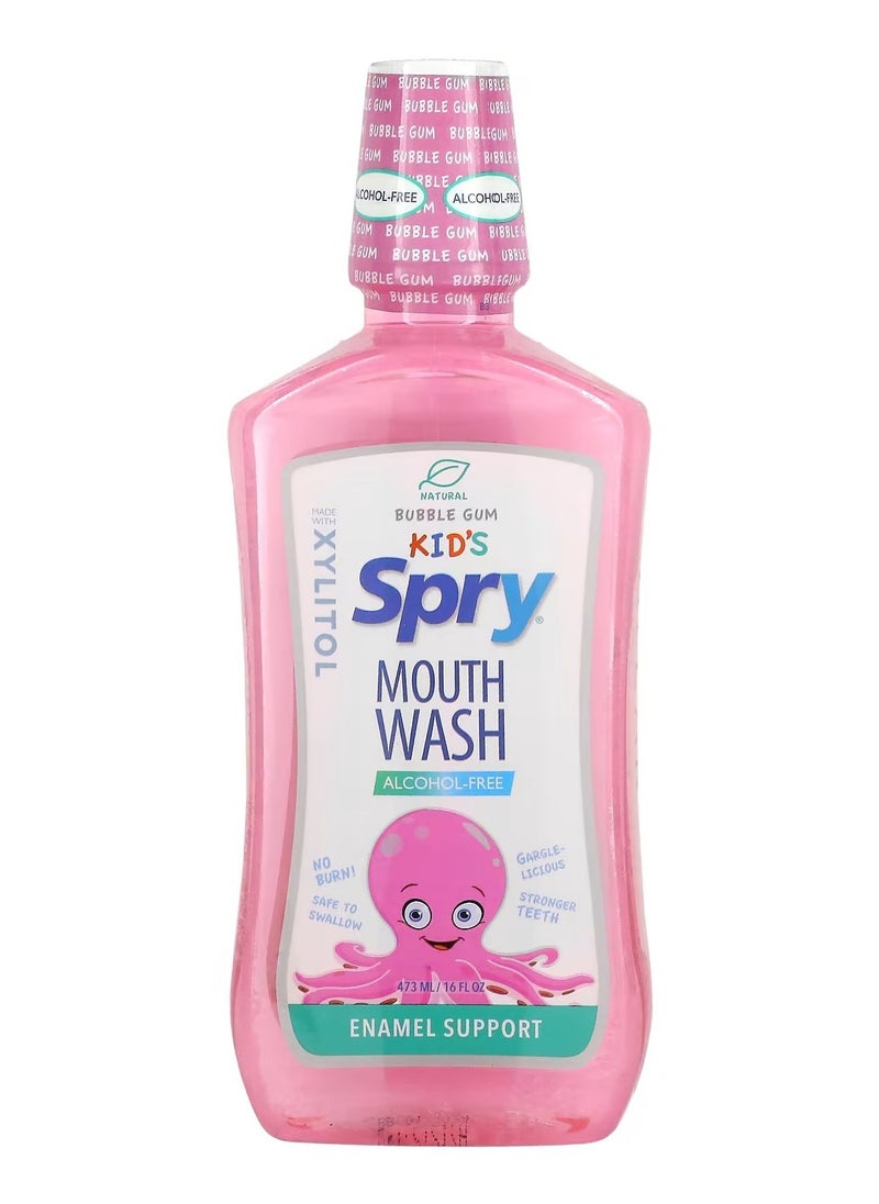 Xlear - Clear Kids Mouthwash  Enamel Support  Natural Gum Flavor 16 fl oz 473 ml - Image 1