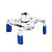 PESIKO Universal Oil Filter Wrench 3 Jaw Adjustment Oil Filter Removal Tool 238 to 334 with 12 and 38 Square Drive Socket for Car Truck SUV Motorcycle Oil Filter Removal Tool - Image 2