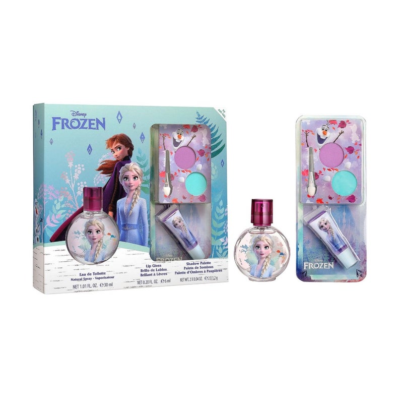 Air Val مجموعة هدايا عطر إير-فال ديزني فروزن أو دو تواليت ومستحضرات التجميل (3 قطع) - Image 2