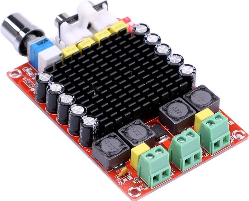 REES52 TDA7498 100W + 100W Dual Channel Class D Audio Amplifier Board, DC 24V Digital Stereo Power Amp Module for 8Ω Home Theater Subwoofer Computer Speaker Motorcycle - Image 3