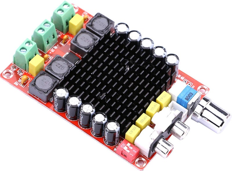 REES52 TDA7498 100W + 100W Dual Channel Class D Audio Amplifier Board, DC 24V Digital Stereo Power Amp Module for 8Ω Home Theater Subwoofer Computer Speaker Motorcycle - Image 1