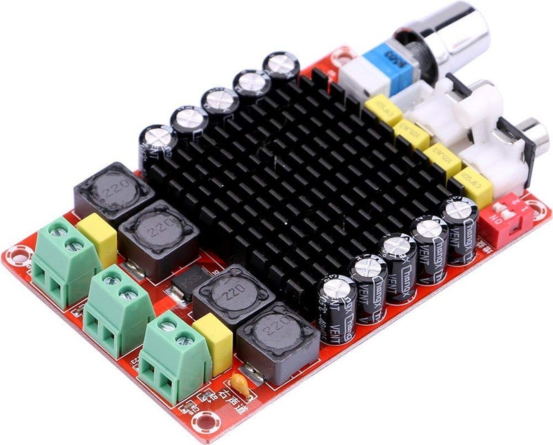 REES52 TDA7498 100W + 100W Dual Channel Class D Audio Amplifier Board, DC 24V Digital Stereo Power Amp Module for 8Ω Home Theater Subwoofer Computer Speaker Motorcycle - Image 4