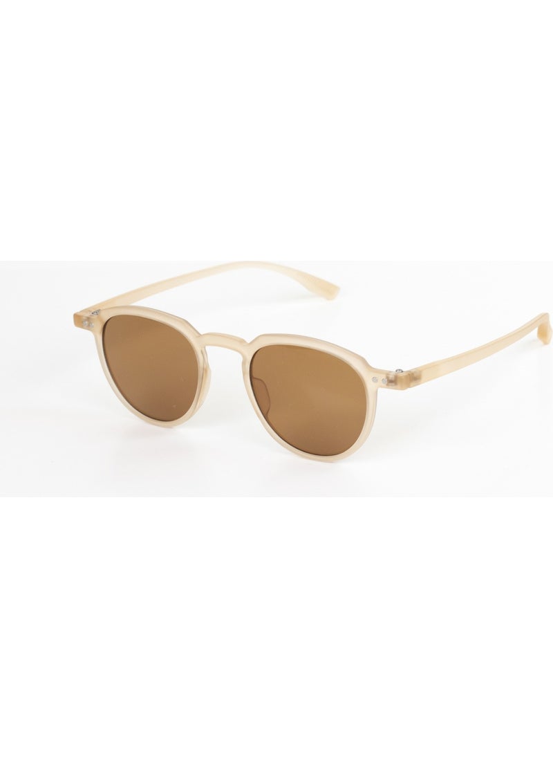 Focus On Wilson Matte Cream Unisex Sunglasses  - Image 1