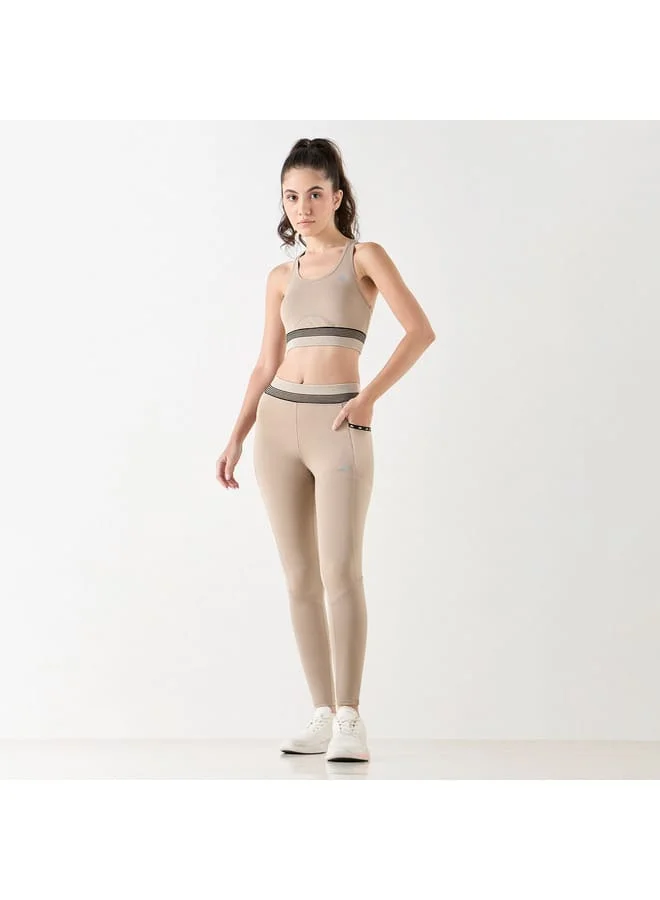 Kappa Kappa Leggings with Elasticated Waistband and Pocket