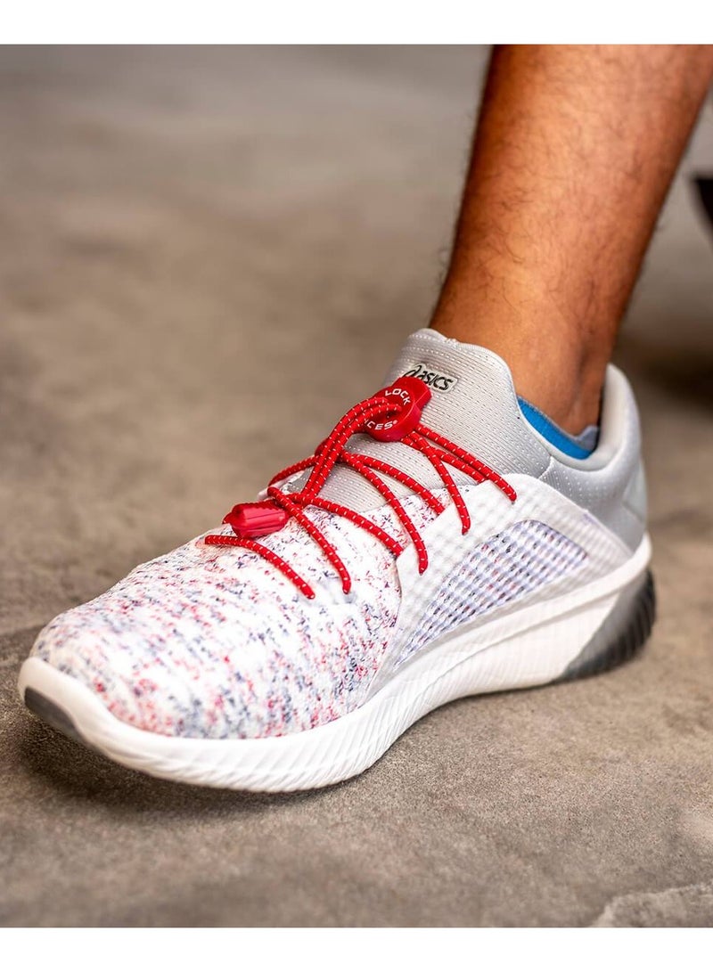 LOCK LACES No Tie Elastic Shoelace Lock Shoe Laces - Image 2