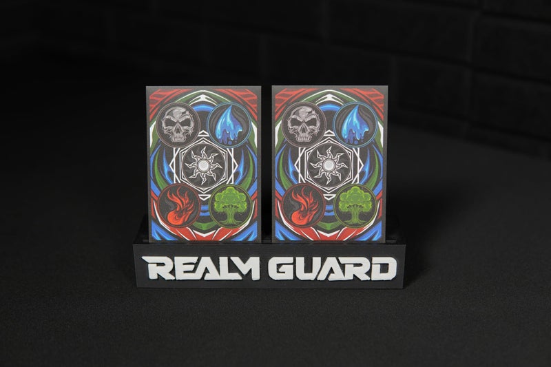 Realm Guard - 100ct Textured Matte TCG/MTG Card Art Sleeves (All 5 Colors) - Image 2