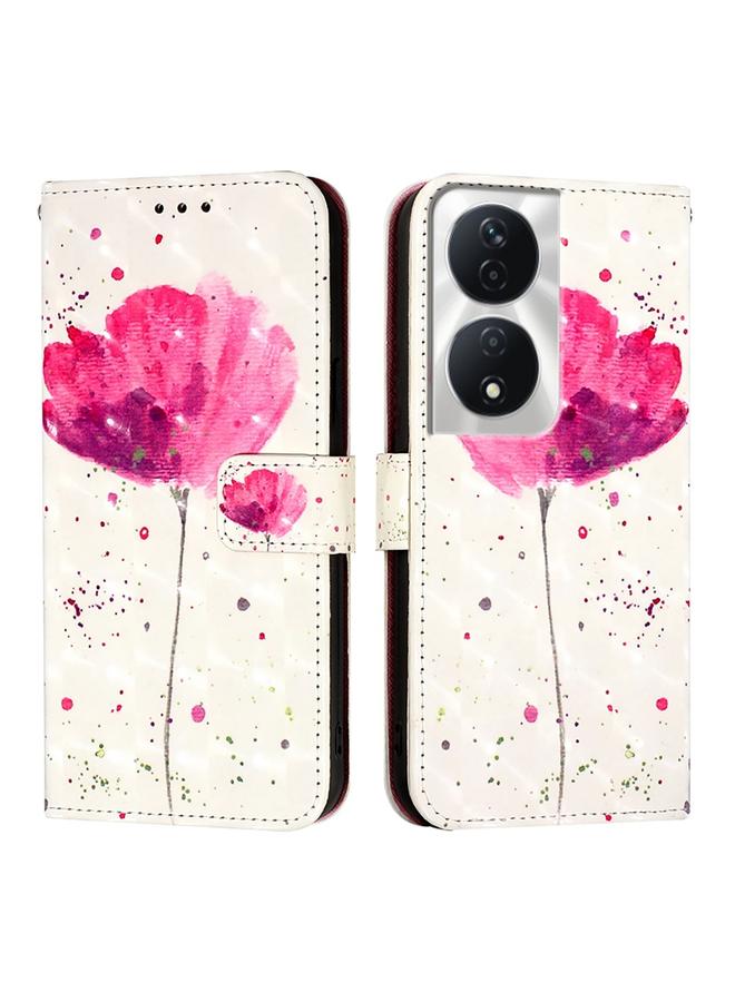 S-TOP Case For Honor 90 Smart / X7b 4G / 5G Global 3D Painting Horizontal Flip Leather Phone Case - Image 2