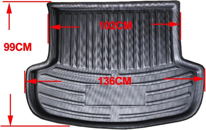 Wivplex Heavy-Duty Trunk Mat for Mitsubishi Outlander - Image 2