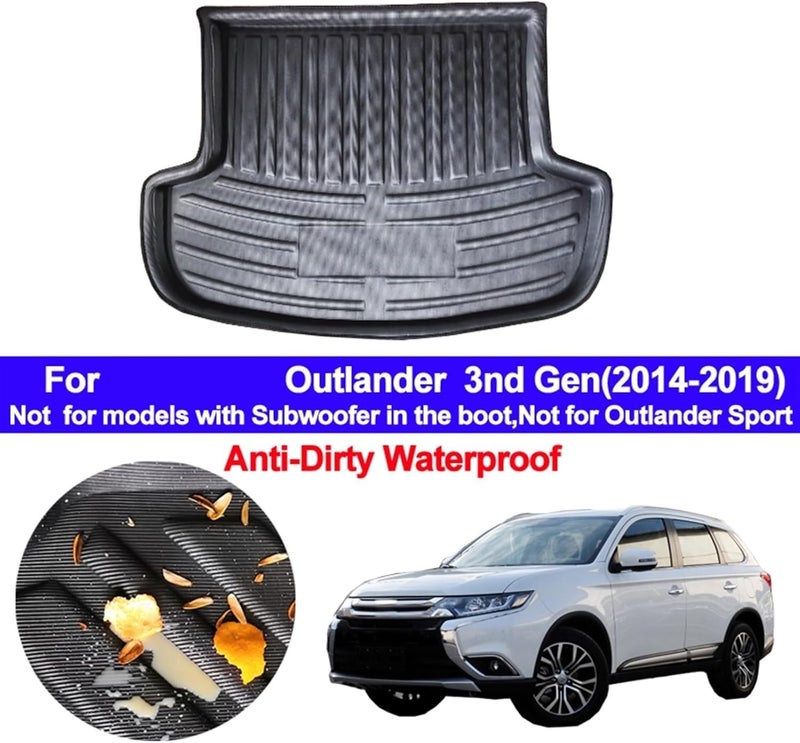 Wivplex Heavy-Duty Trunk Mat for Mitsubishi Outlander - Image 3