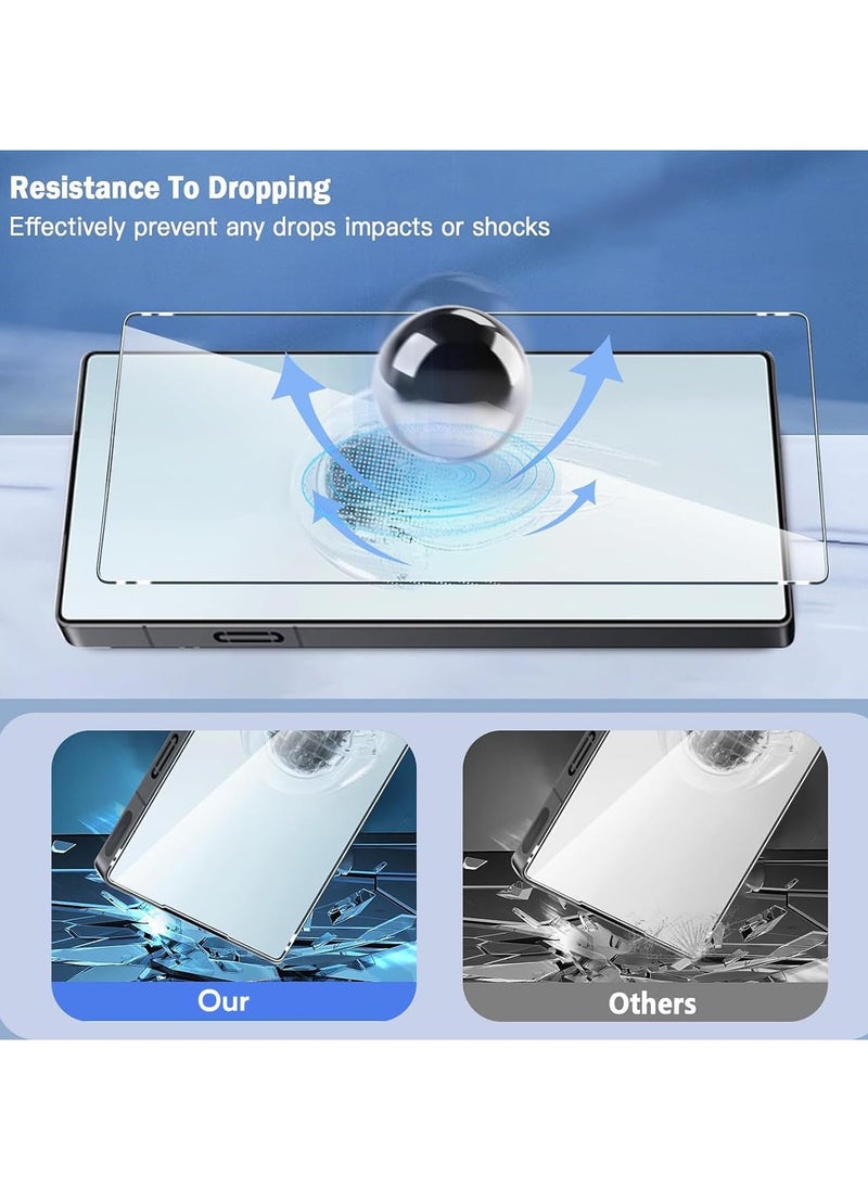 For ZTE Nubia Red Magic 10S Pro / 10S Pro+ / 10 Pro+ / 10 Pro Case and Tempered Glass Screen Protector Accessorise, TPU+PC Shockproof Bumper Mobile Phone Back Cover, Anti-fingerprint Protective Casing