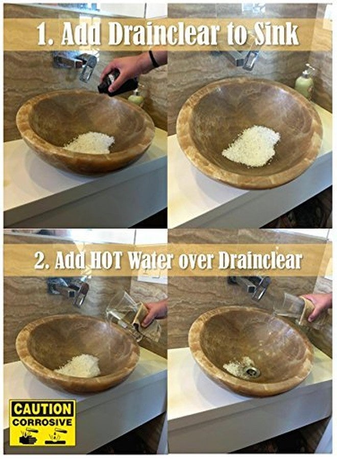 CERO ® DRAINCLEAR 1.45% WW (DRY POWDER) to Clear Clogged Drains, Sinks and Pipes (190 gm) Pack Of 3 - Image 4