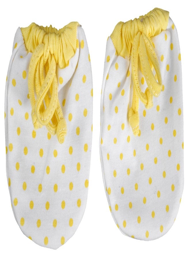 CUTEABLY Baby Anti Scratch Mittens - No Scratch Mittens for 0-12 Months Boys & Girls (Pack of 3) (WHITE) - Image 3