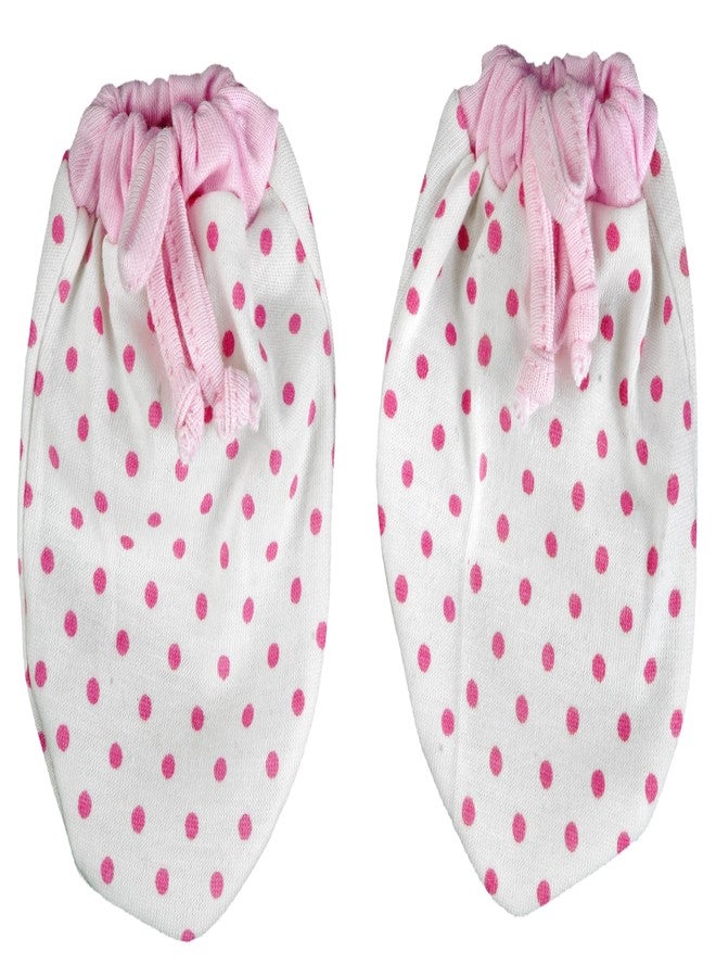 CUTEABLY Baby Anti Scratch Mittens - No Scratch Mittens for 0-12 Months Boys & Girls (Pack of 3) (WHITE) - Image 4