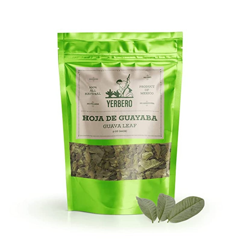 Yerbero - Whole Guava Leaf 2oz (56gr) Herbal Tea (Te Hojas De Guayaba) | Crafted By Nature100% All Natural Fresh Tea Tea | Non-GMO | Gluten-free. - Image 1
