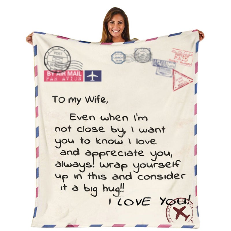 New Ins Printed Flannel Blanket Envelope Blanket Shawl Blanket Nap Single Blanket - Image 5