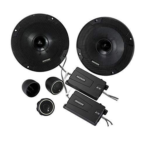 Kicker 46CSS654 CS-Series CSS65 6.5-Inch (160mm) Component System with .75-inch tweeters, 4-Ohm (Pair) - Image 1
