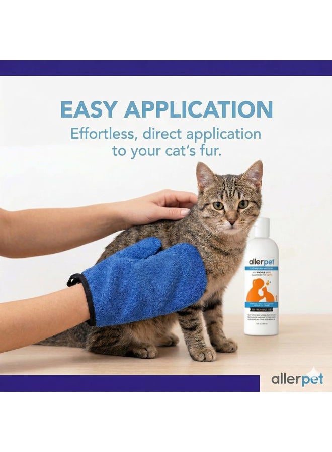 Allerpet Aloe Vera Free Cat Dander Remover - Pet Dander Allergy Relief, Natural & Safe Allergy Relief for Cats and Humans, Soothing Chamomile & Rosemary, Made in USA (12 oz) - Image 2
