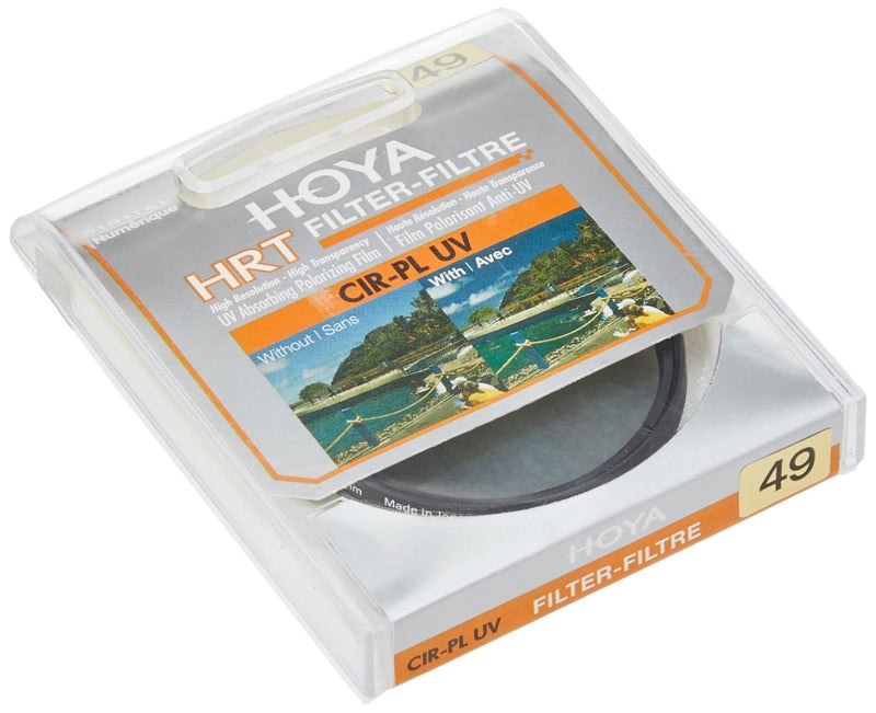 Hoya Circular Polarizer Filter (HRT CIR-PL UV) – 49mm Polarizing Filter with UV Absorbing Glass, High-Rate Transparency Film for Camera Lens – Multi-Coated Aluminum Frame & Water Resistant - Image 3