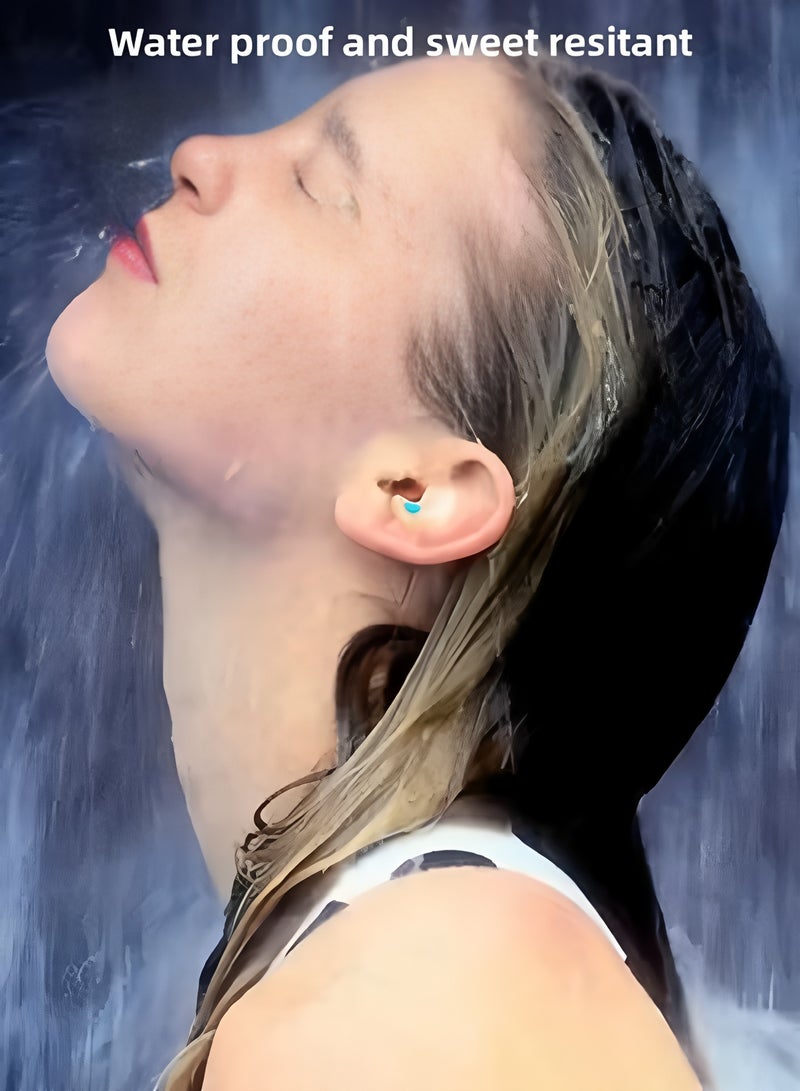 أبلينم سماعات أذن لاسلكية حقيقية، سماعات أذن بلوتوث 5.49 بوصة، 4 ميكروفونات، مكالمات واضحة، سماعات أذن بلوتوث، تحكم باللمس، وقت تشغيل 40، IPX6 مقاومة للماء TWS، سماعات أذن خفيفة الوزن - Image 5