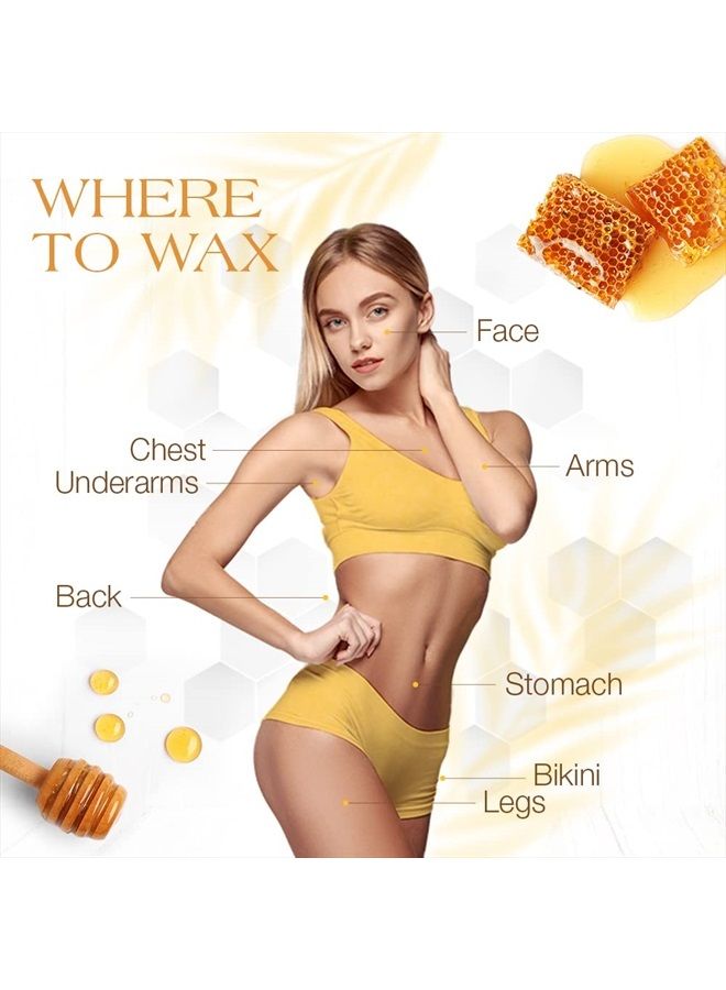 GiGi شمع إزالة الشعر الناعم لجميع أنواع البشرة والشعر، 14 أونصة - Image 5