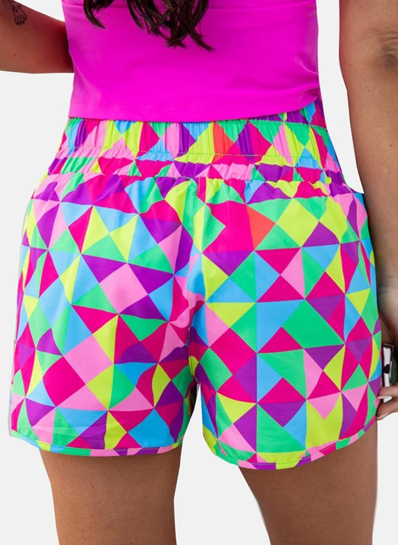 يونيكي Multicolour Checked Casual Shorts