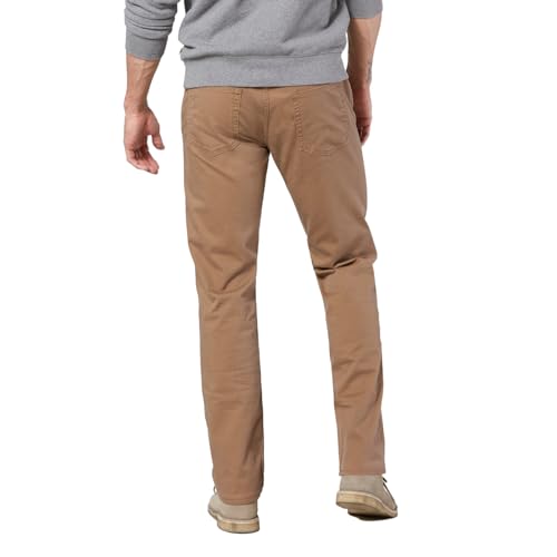 Dockers Men's Jean Cut Straight Fit with All Seasons Tech, Leather, 33W x 32L - Image 3