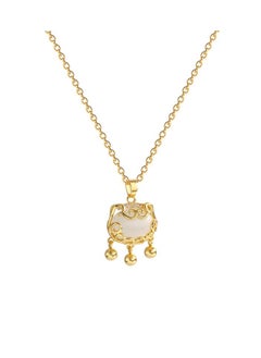 Safety lock element titanium steel necklace