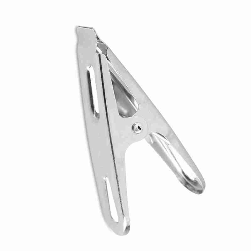 Stainless Steel Clothes Pegs 20pcs Rust-resistant Strong Clamping - Windproof Smooth-surfaced Clothes Clamps for Home Laundry Drying - Image 1