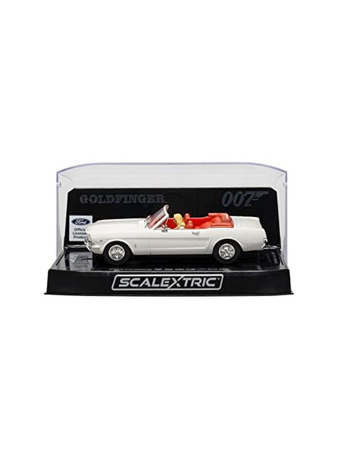 Scalextric James Bond Goldfinger White Ford Mustang 1:32 Slot Race Car C4404 - Image 5
