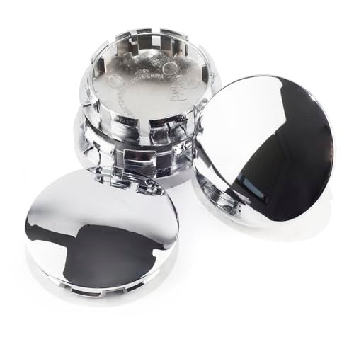 DewFlew 4Pcs Wheel Center Caps for Ford F150 Expedition Wheel Rim Outer 76mm(2.99in) Inner 65mm(2.57in) Chrome Hub Caps, Replacement 2L34-1130 2L34-1A096 7L14-1A096 - Image 2