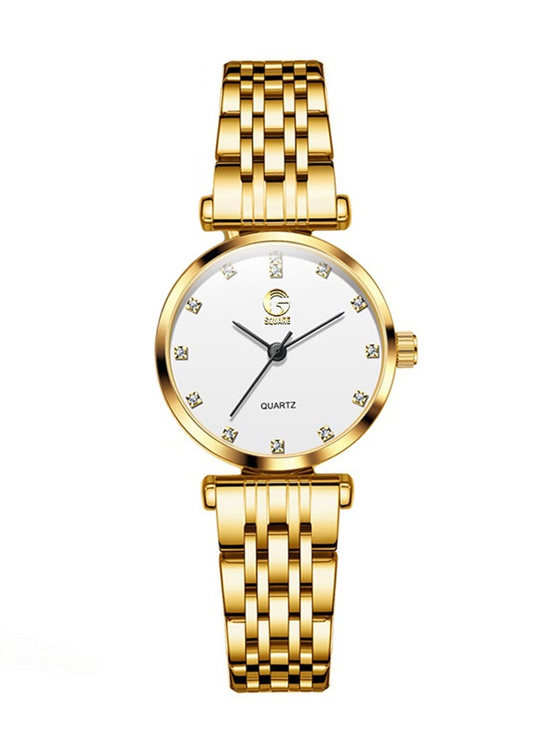 Gsquare Gsquare Women's Analog Quartz White Dial Stainless Steel Watch-5596  - Image 1